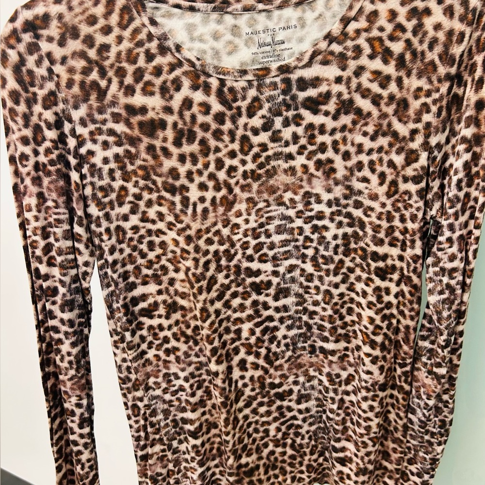 Majestic Paris Animal Print Top.